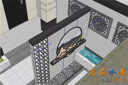 تحليل الآثار المترتبة على مدخل المياه الحائط الساتر