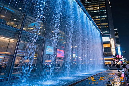 مزيج مثالي من جماليات السوائل الأساسية مبدأ تصميم الحائط الساتر المياه