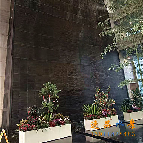 اللوبي المياه الستار شلال الجدار المناظر الطبيعية حسب الطلب